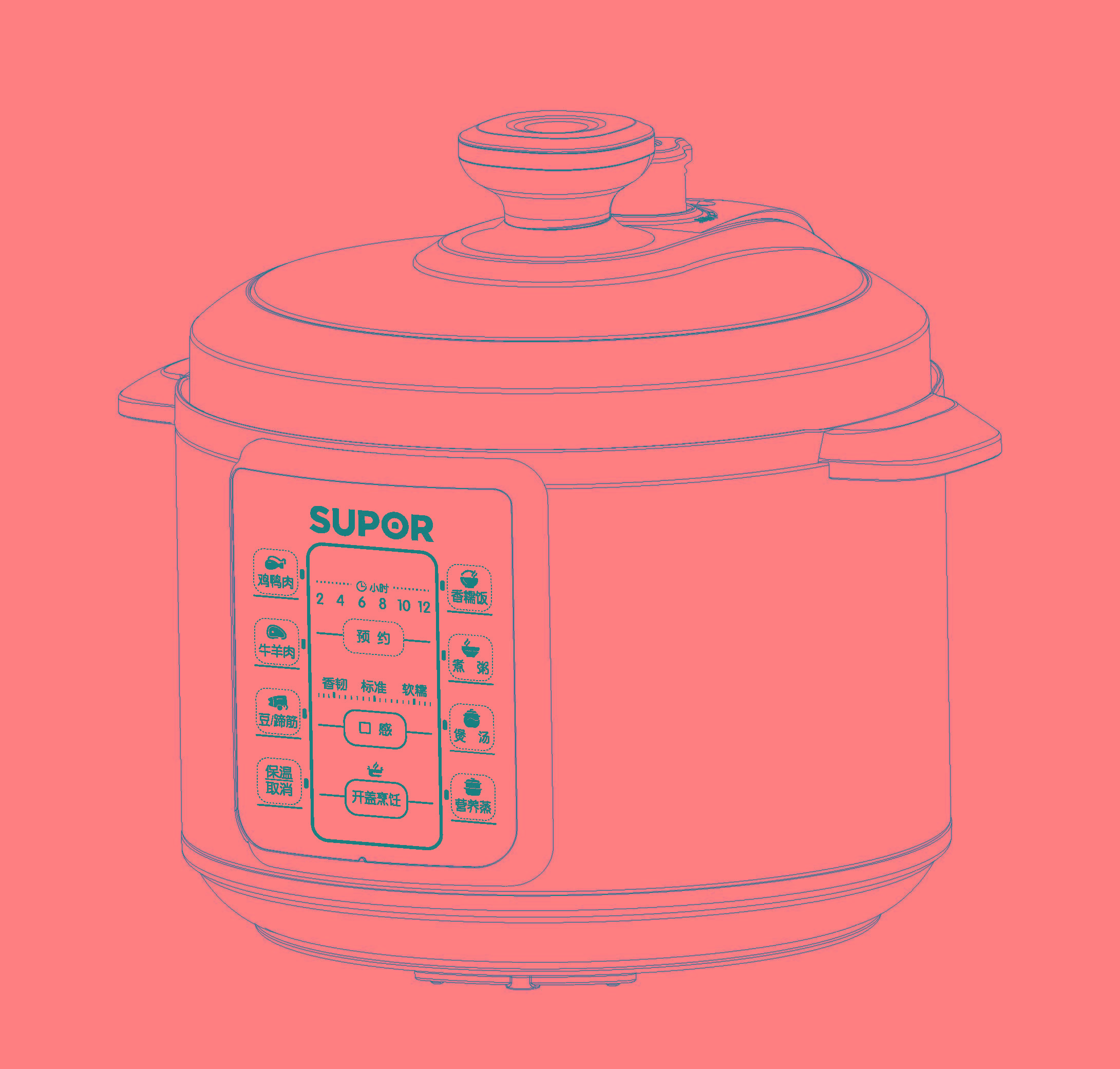 全智能电压力锅说明书